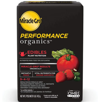 Miracle-Gro Performance Organics Edibles Plant Nutrition